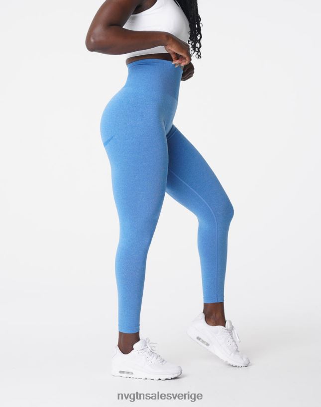 B886LB624 havsblå kondition NVGTN kvinnor kurviga sömlösa leggings