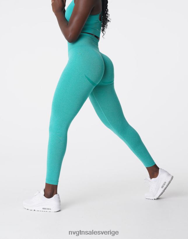 B886LB625 turkos kondition NVGTN kvinnor kurviga sömlösa leggings