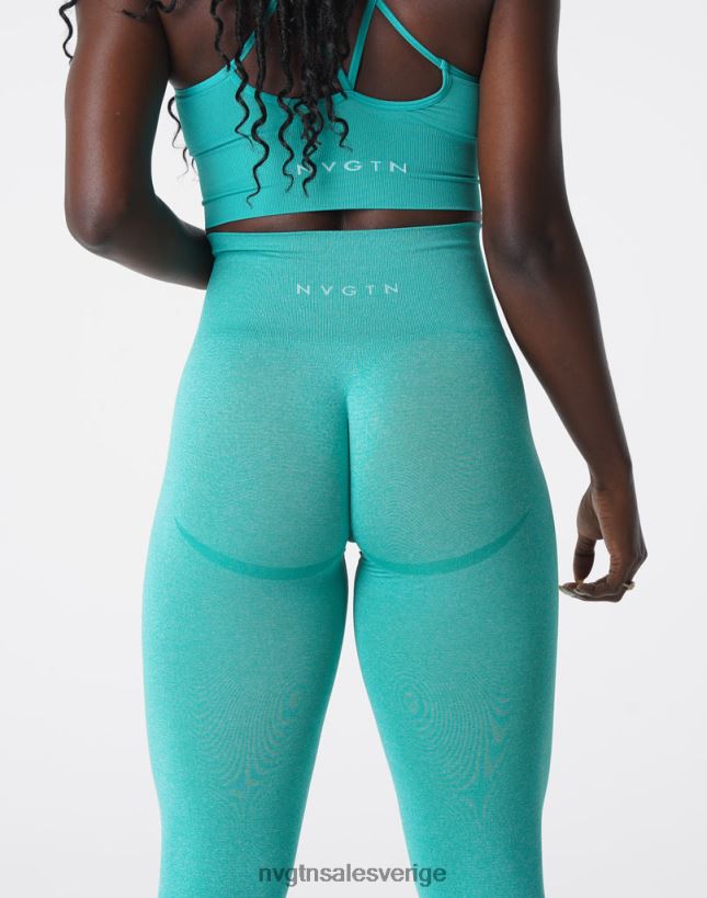 B886LB625 turkos kondition NVGTN kvinnor kurviga sömlösa leggings
