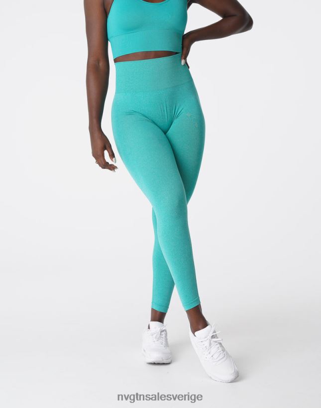 B886LB625 turkos kondition NVGTN kvinnor kurviga sömlösa leggings