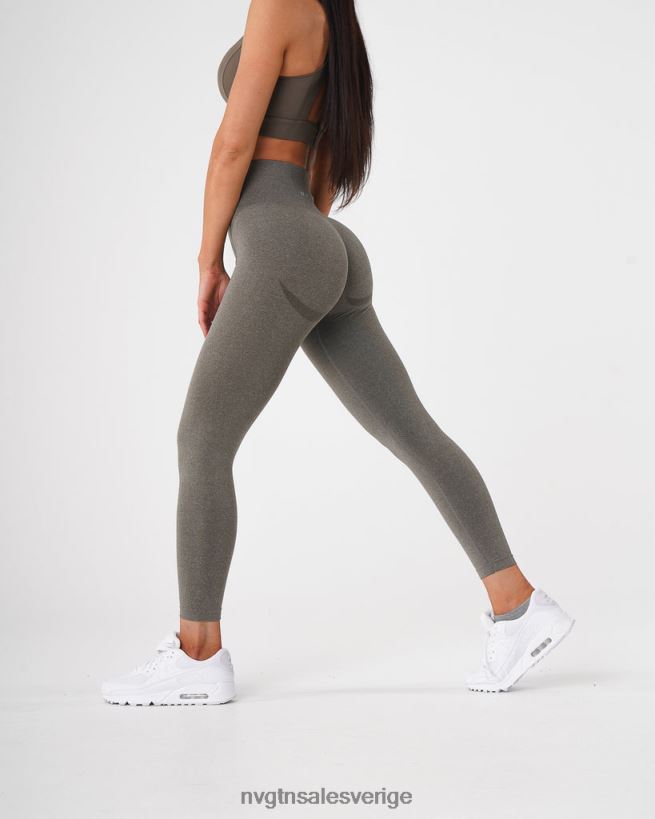 B886LB628 khaki grön kondition NVGTN kvinnor kurviga sömlösa leggings