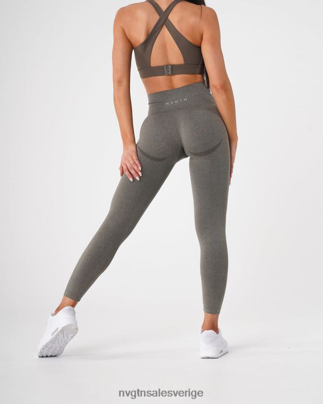 B886LB628 khaki grön kondition NVGTN kvinnor kurviga sömlösa leggings