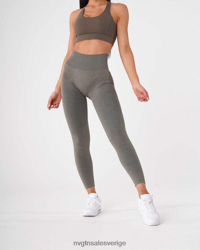 B886LB628 khaki grön kondition NVGTN kvinnor kurviga sömlösa leggings