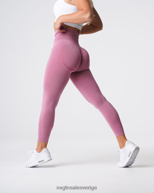 B886LB629 pastell rosa kondition NVGTN kvinnor kurviga sömlösa leggings