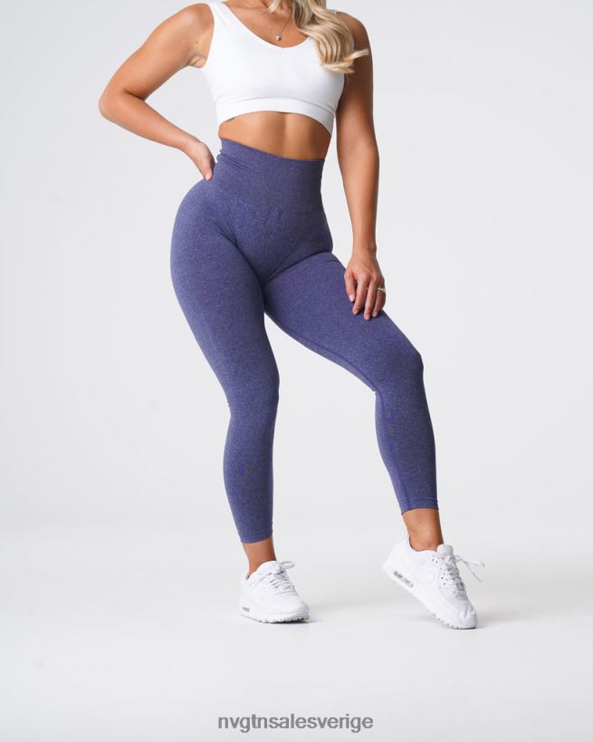 B886LB630 indigo kondition NVGTN kvinnor kurviga sömlösa leggings