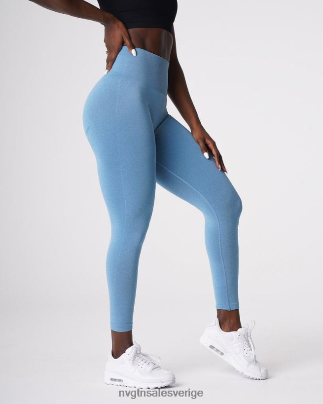 B886LB632 himmelsblå kondition NVGTN kvinnor kurviga sömlösa leggings
