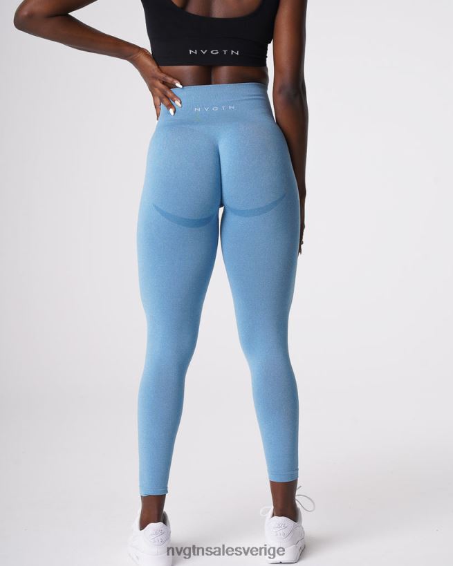 B886LB632 himmelsblå kondition NVGTN kvinnor kurviga sömlösa leggings