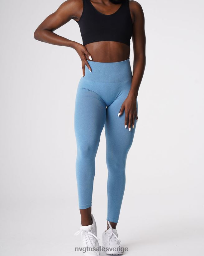 B886LB632 himmelsblå kondition NVGTN kvinnor kurviga sömlösa leggings