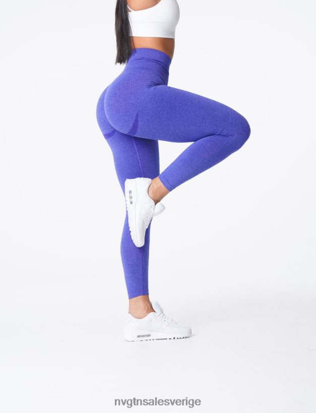 B886LB633 elektriskt blå kondition NVGTN kvinnor kurviga sömlösa leggings