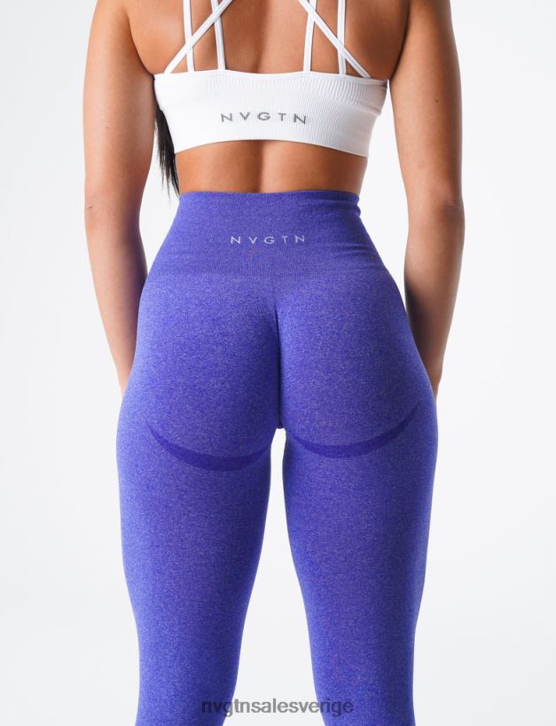 B886LB633 elektriskt blå kondition NVGTN kvinnor kurviga sömlösa leggings