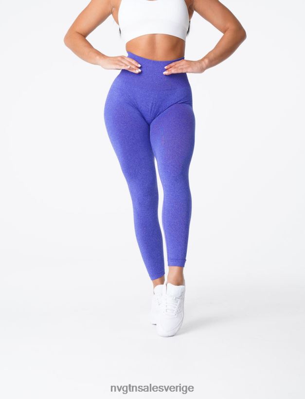 B886LB633 elektriskt blå kondition NVGTN kvinnor kurviga sömlösa leggings