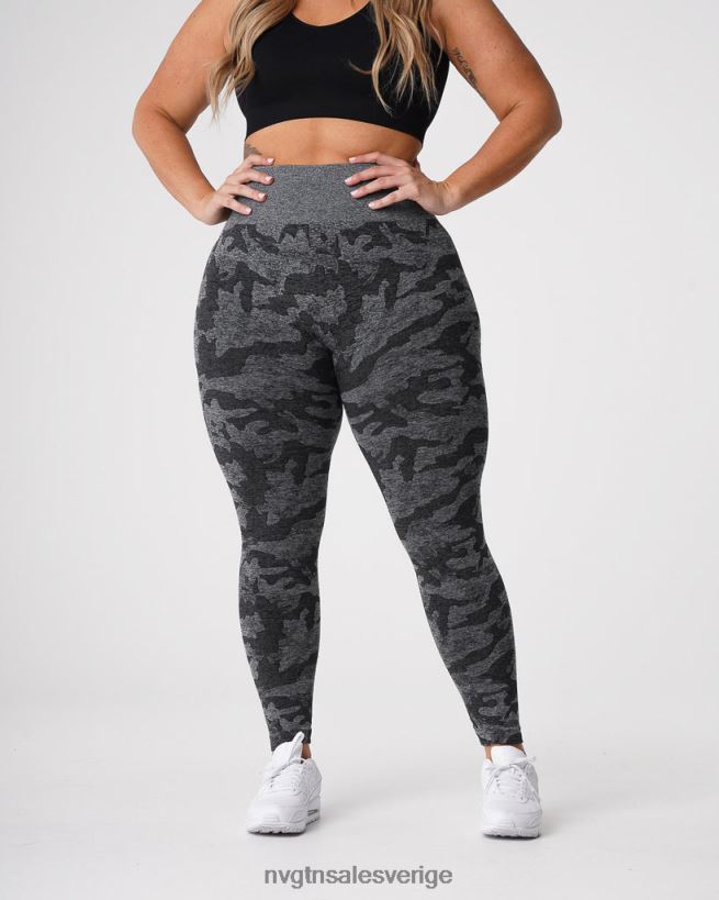B886LB656 svart kondition NVGTN kvinnor camo sömlösa leggings