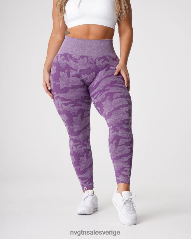 B886LB658 violett kondition NVGTN kvinnor camo sömlösa leggings