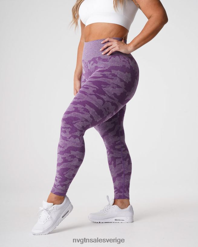 B886LB658 violett kondition NVGTN kvinnor camo sömlösa leggings