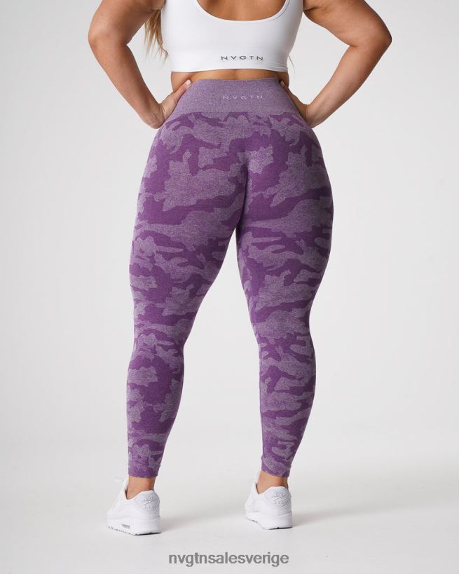 B886LB658 violett kondition NVGTN kvinnor camo sömlösa leggings