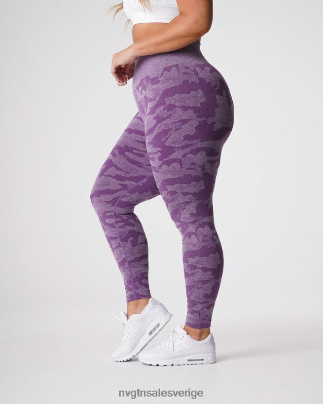 B886LB658 violett kondition NVGTN kvinnor camo sömlösa leggings