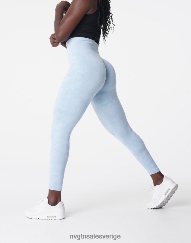 B886LB663 isblått kondition NVGTN kvinnor camo sömlösa leggings