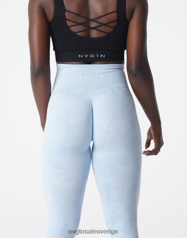 B886LB663 isblått kondition NVGTN kvinnor camo sömlösa leggings