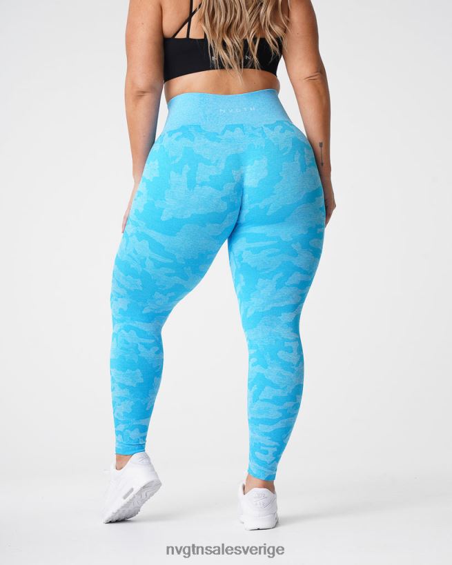 B886LB666 karibiskt kondition NVGTN kvinnor camo sömlösa leggings