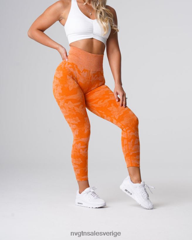 B886LB669 bränd apelsin kondition NVGTN kvinnor camo sömlösa leggings