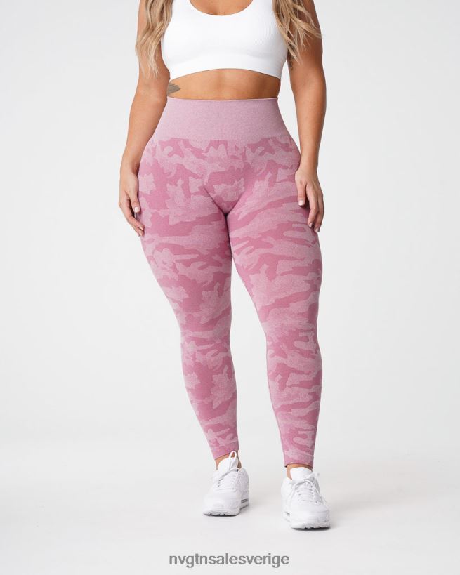 B886LB670 pastell rosa kondition NVGTN kvinnor camo sömlösa leggings