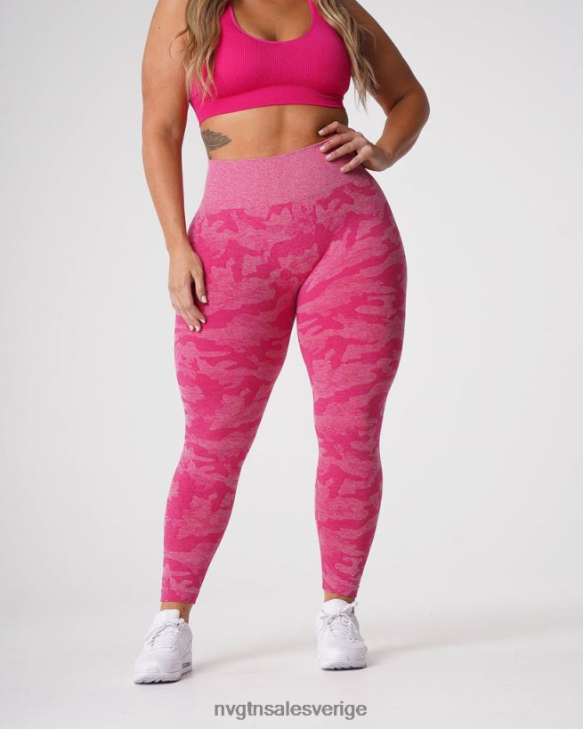B886LB673 fuchsia kondition NVGTN kvinnor camo sömlösa leggings