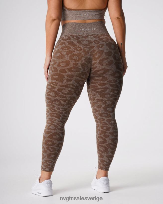 B886LB679 mocka kondition NVGTN kvinnor leopard sömlösa leggings