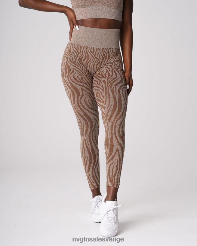 B886LB680 mocka kondition NVGTN kvinnor sebra sömlösa leggings