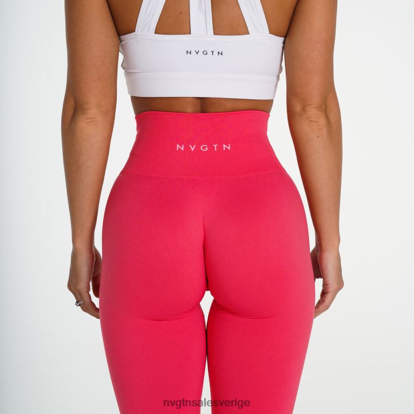 B886LB694 hawaiisk rosa kondition NVGTN kvinnor solida sömlösa leggings