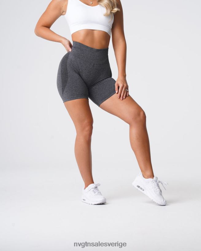 B886LB321 svart spräcklig kondition NVGTN kvinnor kontur sömlösa shorts