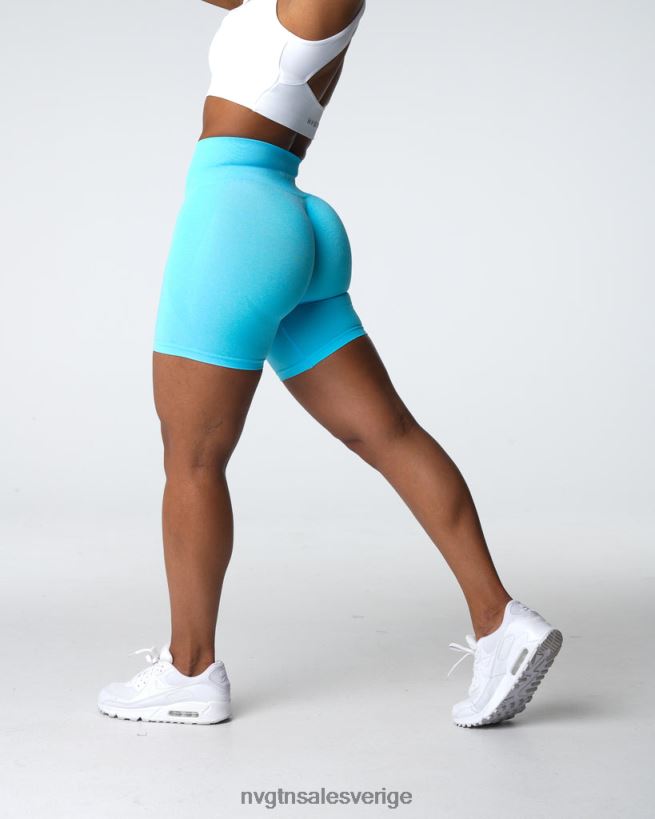B886LB326 aqua kondition NVGTN kvinnor kontur sömlösa shorts