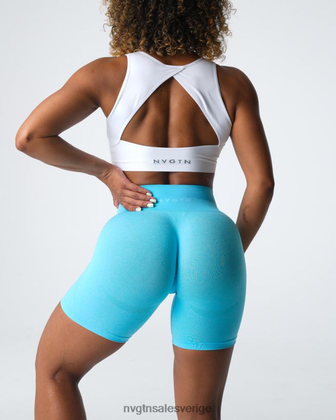B886LB326 aqua kondition NVGTN kvinnor kontur sömlösa shorts
