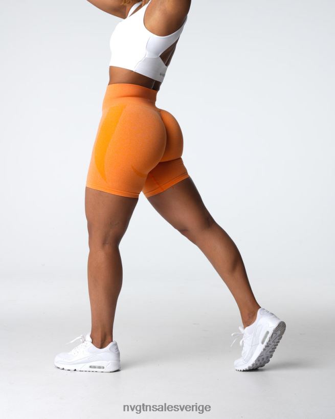 B886LB332 solnedgång orange kondition NVGTN kvinnor kontur sömlösa shorts