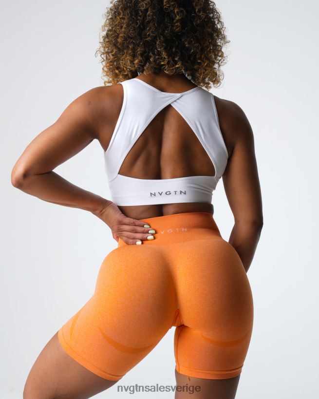 B886LB332 solnedgång orange kondition NVGTN kvinnor kontur sömlösa shorts