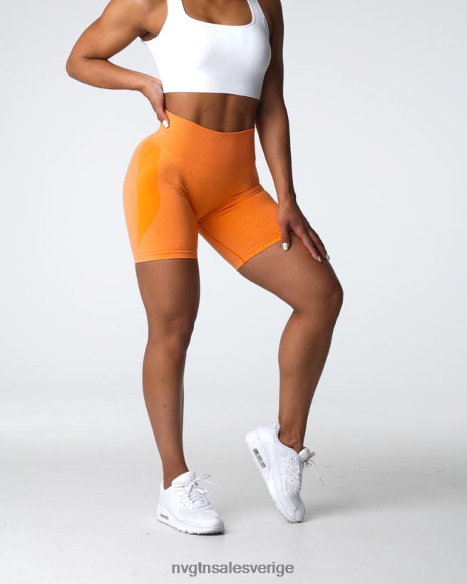 B886LB332 solnedgång orange kondition NVGTN kvinnor kontur sömlösa shorts