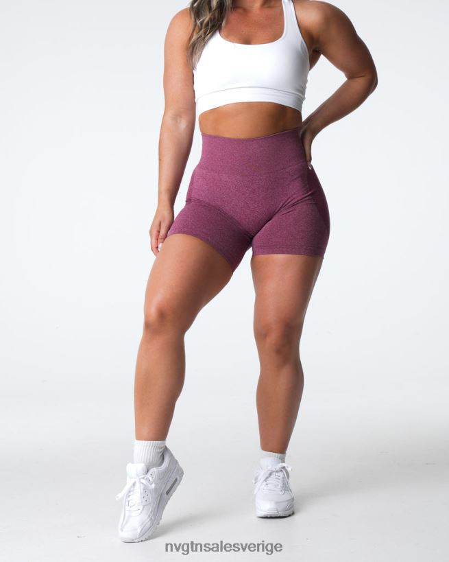 B886LB337 rödbrun kondition NVGTN kvinnor kontur sömlösa shorts