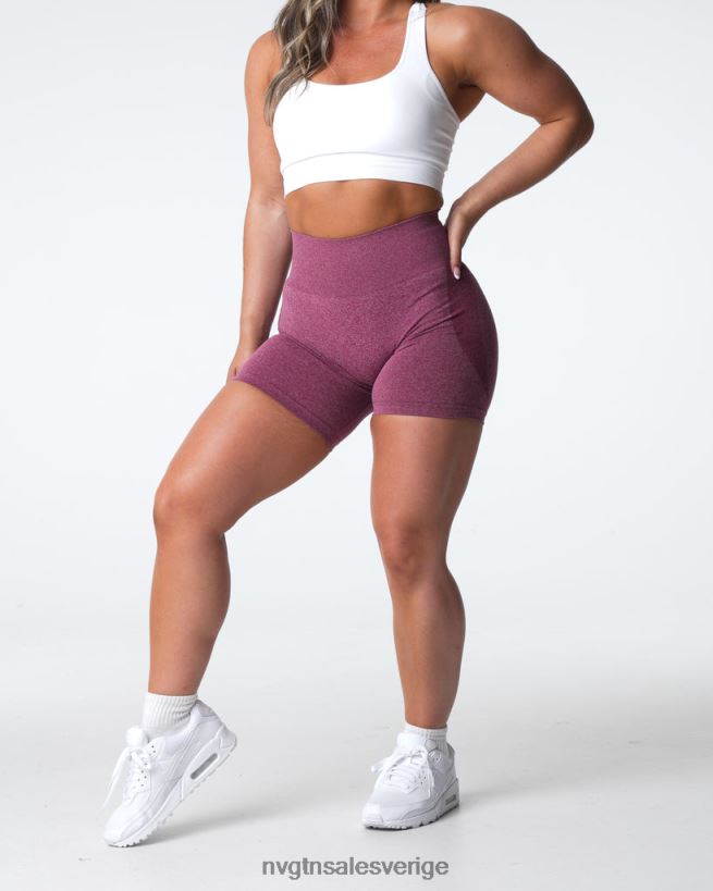 B886LB337 rödbrun kondition NVGTN kvinnor kontur sömlösa shorts