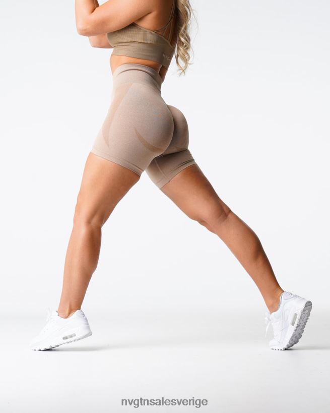 B886LB342 beige kondition NVGTN kvinnor kontur sömlösa shorts