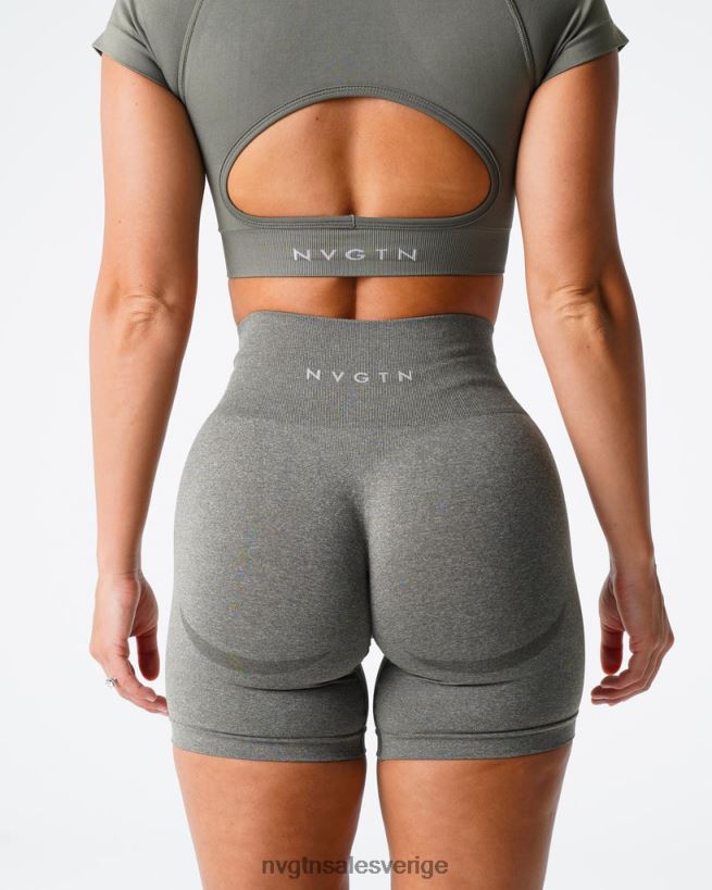 B886LB343 khaki grön kondition NVGTN kvinnor kontur sömlösa shorts