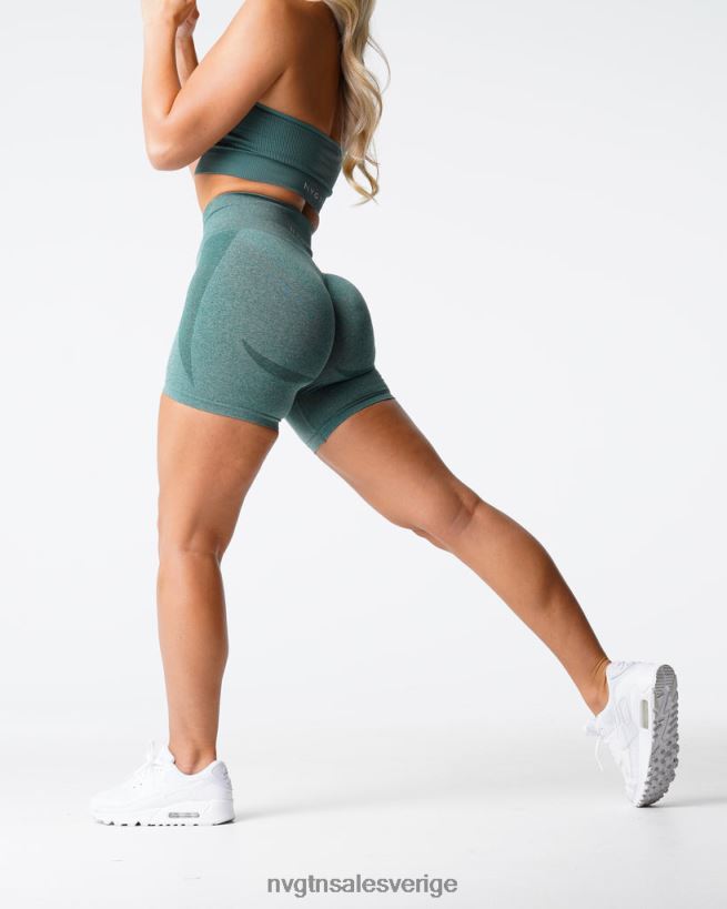 B886LB345 skog grön kondition NVGTN kvinnor kontur sömlösa shorts