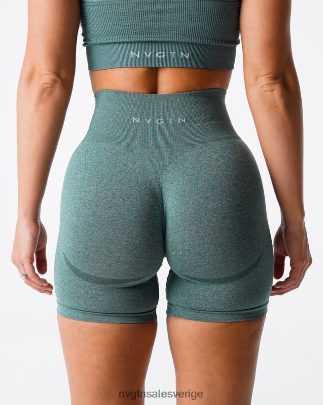 B886LB345 skog grön kondition NVGTN kvinnor kontur sömlösa shorts