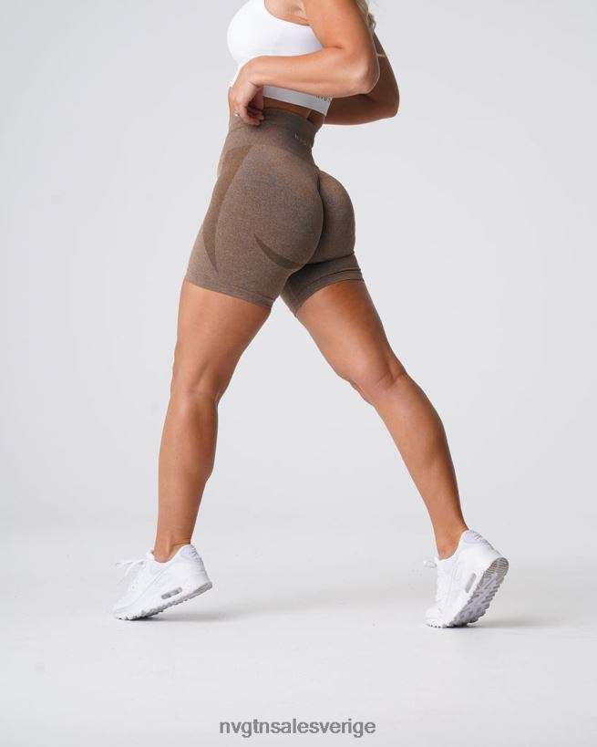B886LB346 mocka kondition NVGTN kvinnor kontur sömlösa shorts