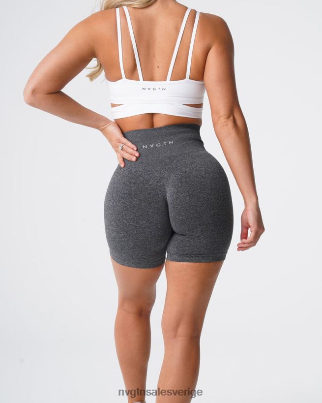 B886LB357 svart spräcklig kondition NVGTN kvinnor proffs sömlösa shorts