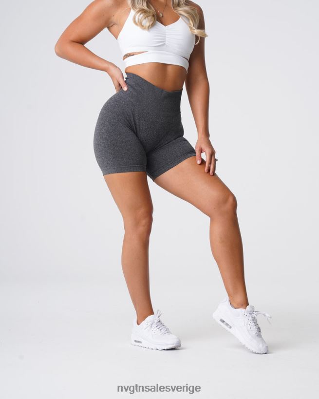B886LB357 svart spräcklig kondition NVGTN kvinnor proffs sömlösa shorts