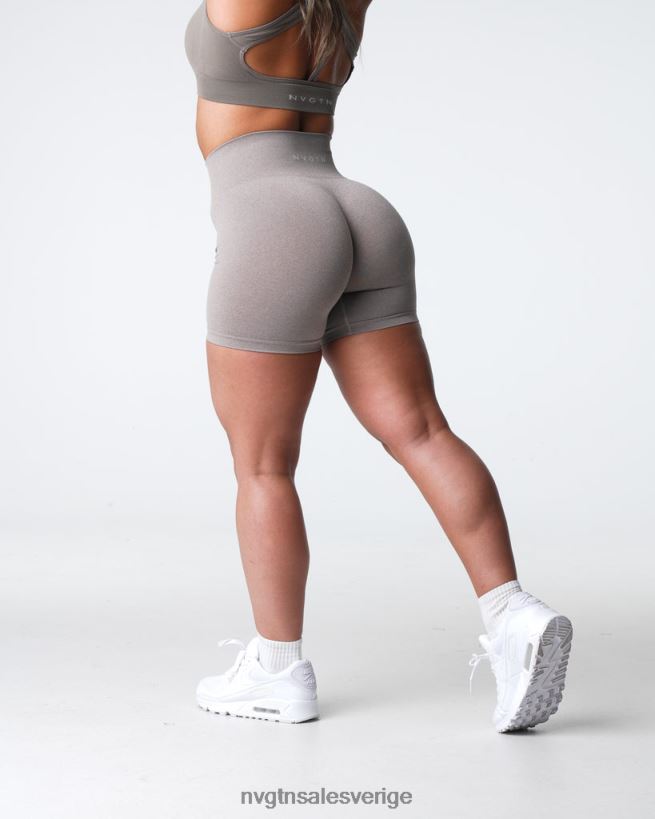 B886LB359 taupe kondition NVGTN kvinnor proffs sömlösa shorts