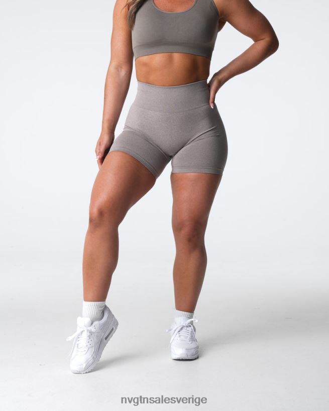B886LB359 taupe kondition NVGTN kvinnor proffs sömlösa shorts