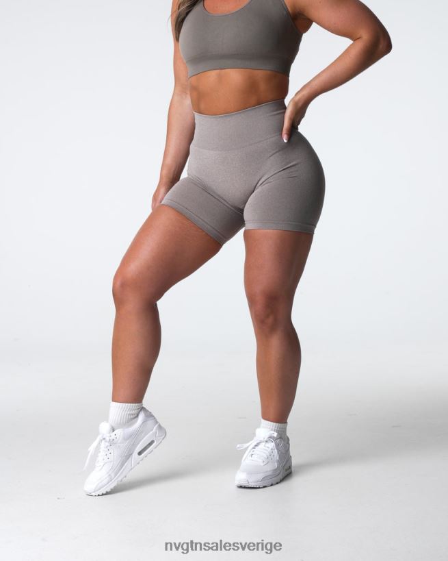 B886LB359 taupe kondition NVGTN kvinnor proffs sömlösa shorts