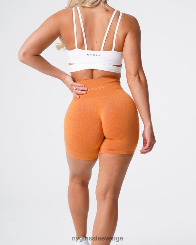 B886LB365 bränd apelsin kondition NVGTN kvinnor proffs sömlösa shorts