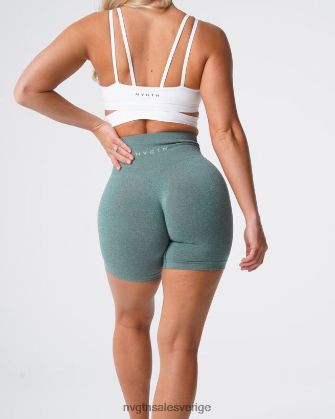 B886LB370 skog grön kondition NVGTN kvinnor proffs sömlösa shorts