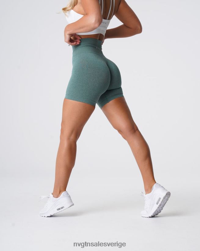 B886LB370 skog grön kondition NVGTN kvinnor proffs sömlösa shorts
